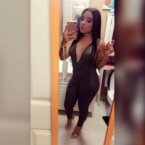 Olive green jumpsuit